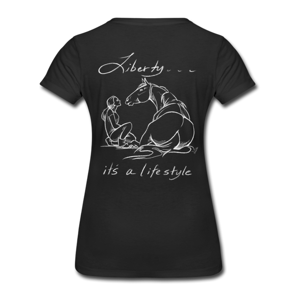 Liberty Lifestyle Women’s Premium T-Shirt 2 - black