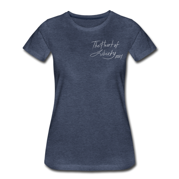 Liberty Lifestyle Women’s Premium T-Shirt 2 - heather blue